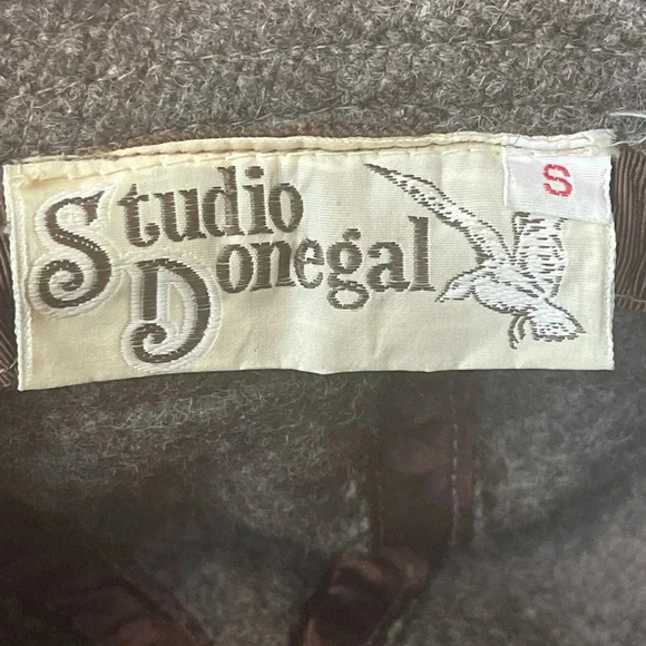 Vintage Studio Donegal Brown Wool Bucket / Bowler Hat - Picture 6 of 8